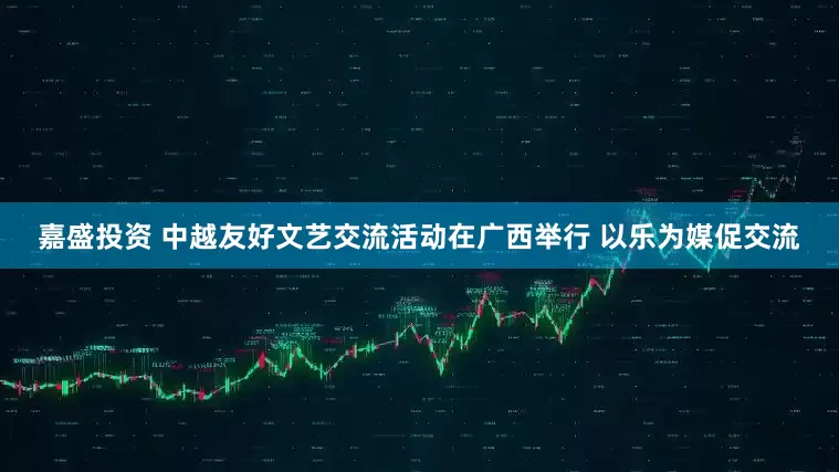 嘉盛投资 中越友好文艺交流活动在广西举行 以乐为媒促交流